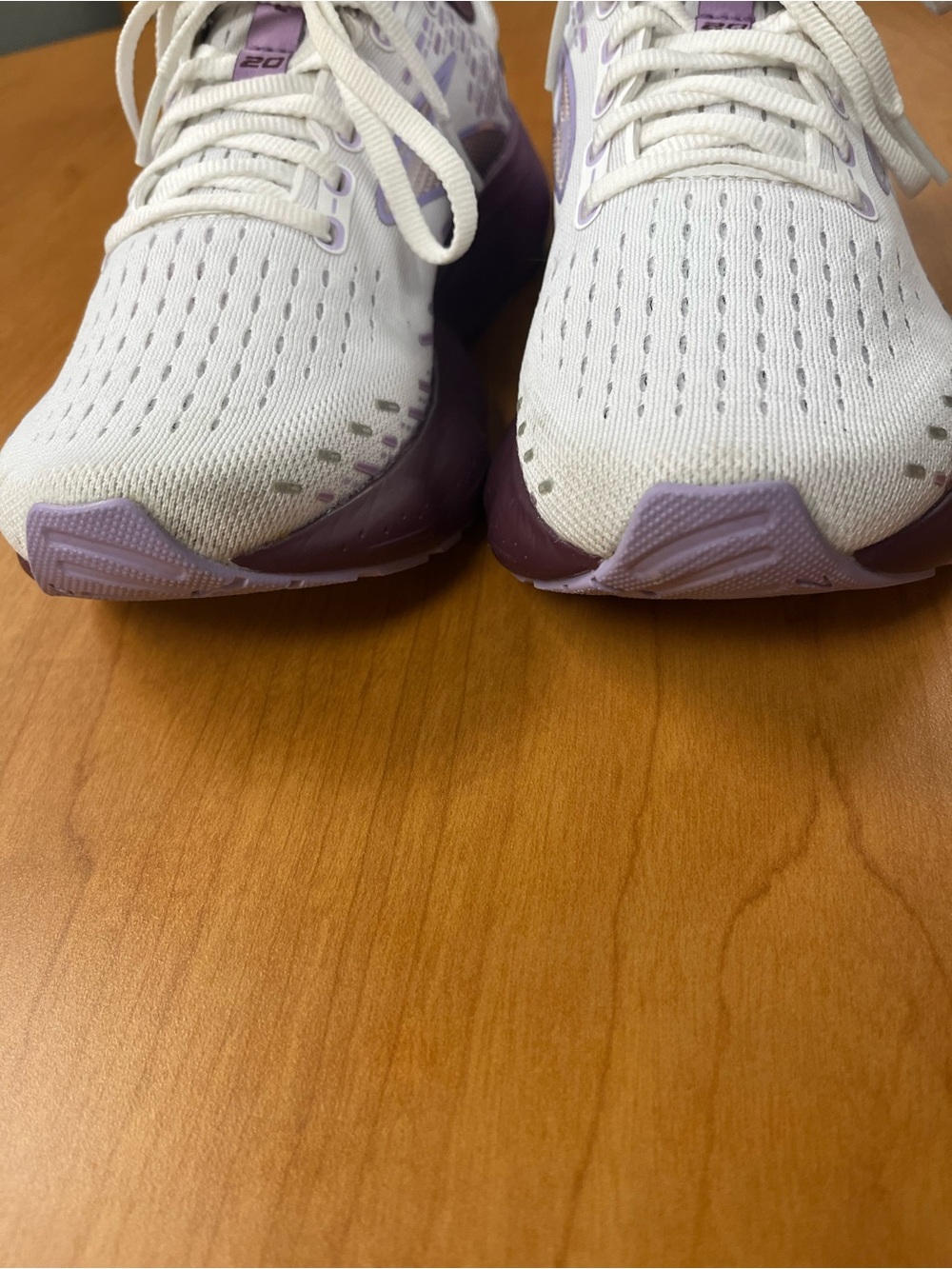 Brooks Glycerin 20 Womens 7.5B White Running Walking Shoes 1203691B168 EUC - Picture 4 of 8
